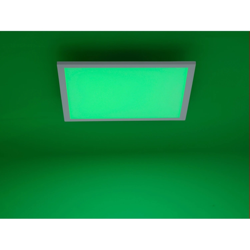 JUST LIGHT. 14681-16 - LED RGB Димируем панел за повърхностен монтаж LOLA FLAT LED/28W/230V 2700-5000K + дистанционно управление
