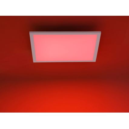 JUST LIGHT. 14681-16 - LED RGB Димируем панел за повърхностен монтаж LOLA FLAT LED/28W/230V 2700-5000K + дистанционно управление