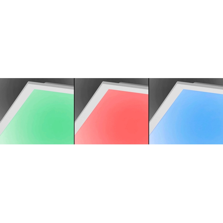 JUST LIGHT. 14681-16 - LED RGB Димируем панел за повърхностен монтаж LOLA FLAT LED/28W/230V 2700-5000K + дистанционно управление