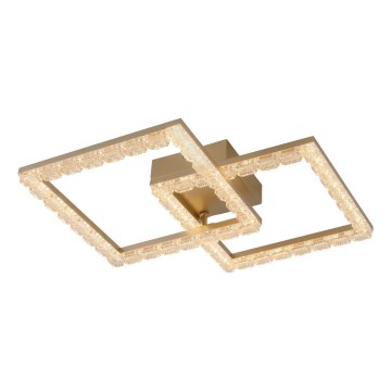 JUST LIGHT. 14732-60 - LED таванно осветително тяло GLITRA LED/17,5W/230V 37,6x37,6 cm златисто