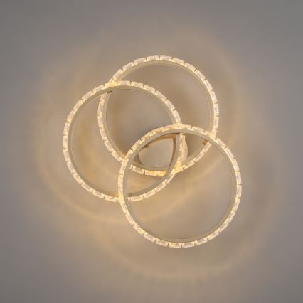 JUST LIGHT. 14734-60 - LED таванно осветително тяло GLITRA LED/37W/230V Ø 50 см златно