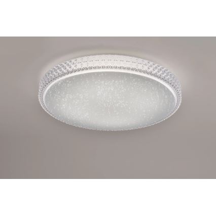 JUST LIGHT. 14745-00 - LED RGB Димируем плафон FRIDA LED/36W/230V 2700-5000K + дистанционно управление