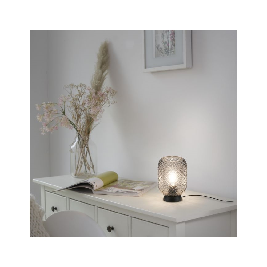 JUST LIGHT. 14906-18 - Настолна лампа REISHI 1xE27/40W/230V черен