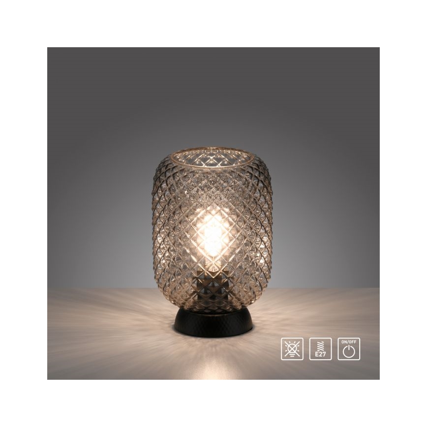 JUST LIGHT. 14906-18 - Настолна лампа REISHI 1xE27/40W/230V черен