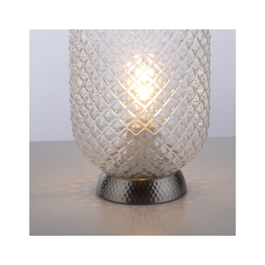 JUST LIGHT. 14906-55 - Настолна лампа REISHI 1xE27/40W/230V матов хром