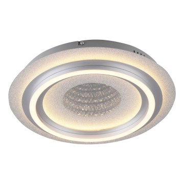JUST LIGHT. 15089-21 - LED таванно осветително тяло CICHIO LED/36W/230V Ø 40 см матов хром