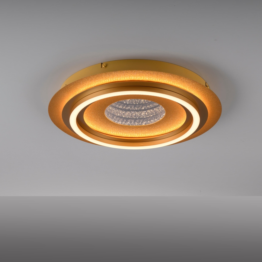 JUST LIGHT. 15089-60 - LED Таванно осветително тяло CICHIO LED/36W/230V Ø 40 см златисто