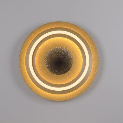 JUST LIGHT. 15089-60 - LED Таванно осветително тяло CICHIO LED/36W/230V Ø 40 см златисто