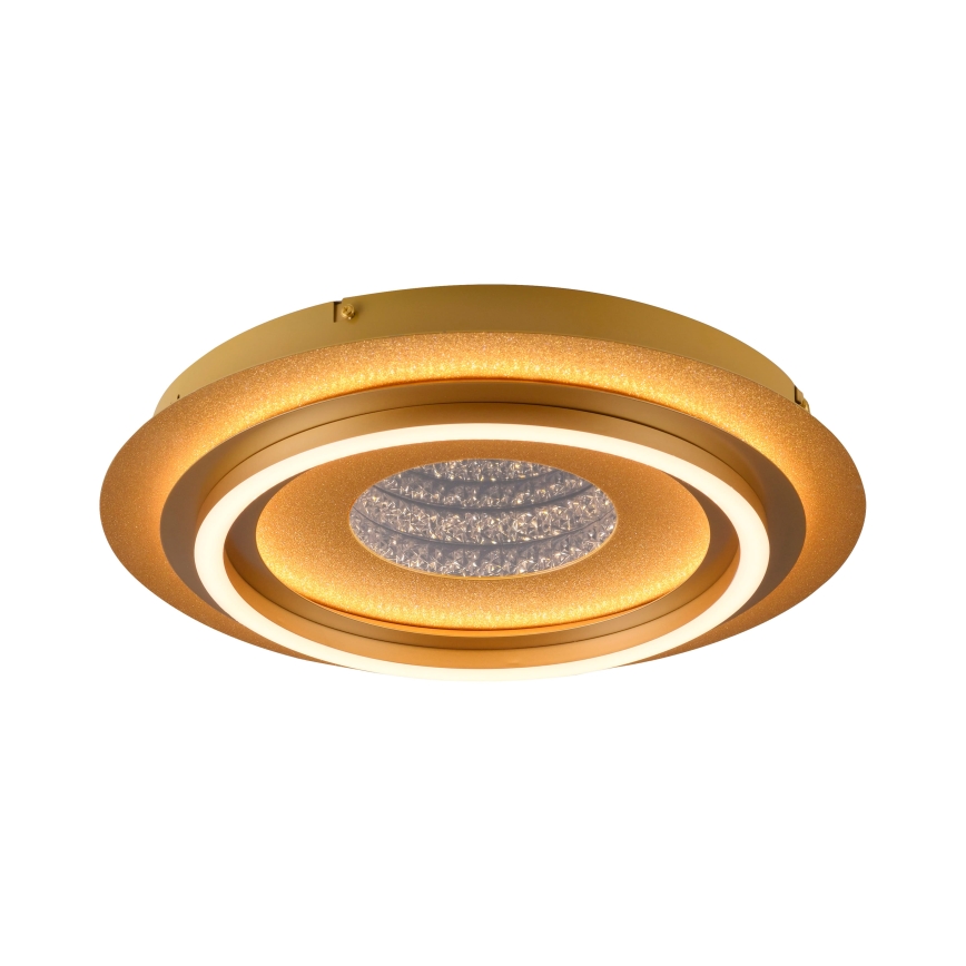 JUST LIGHT. 15089-60 - LED Таванно осветително тяло CICHIO LED/36W/230V Ø 40 см златисто