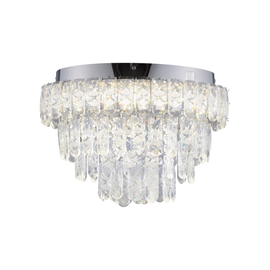 JUST LIGHT. 15092-17 - LED Таванно осветително тяло KULUNKA LED/33W/230V Ø 38 см лъскав хром