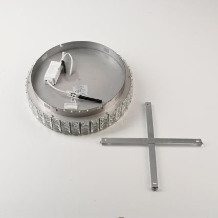 JUST LIGHT. 15092-17 - LED Таванно осветително тяло KULUNKA LED/33W/230V Ø 38 см лъскав хром