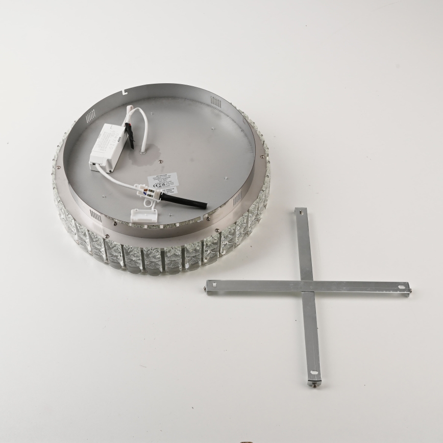 JUST LIGHT. 15092-17 - LED Таванно осветително тяло KULUNKA LED/33W/230V Ø 38 см лъскав хром
