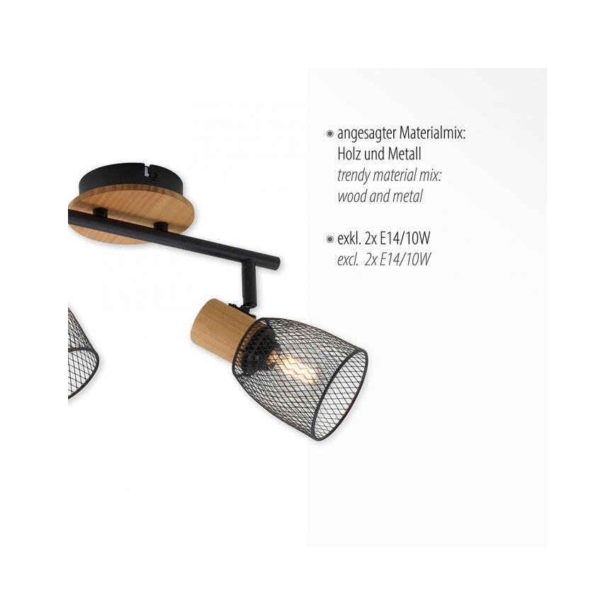 JUST LIGHT. 15192-79 - Спот TAMIS 2xE14/10W/230V