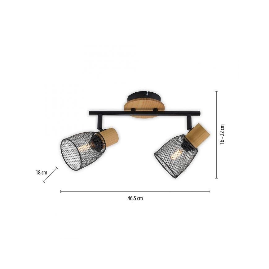 JUST LIGHT. 15192-79 - Спот TAMIS 2xE14/10W/230V