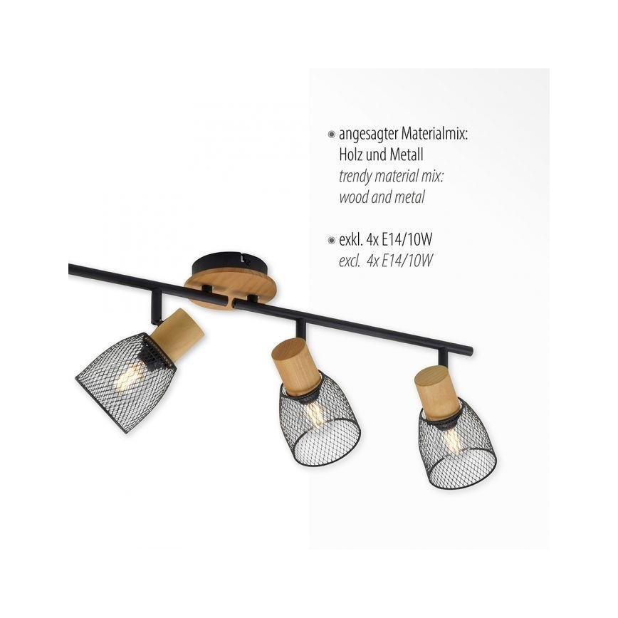 JUST LIGHT. 15194-79 - Спот TAMIS 4xE14/10W/230V