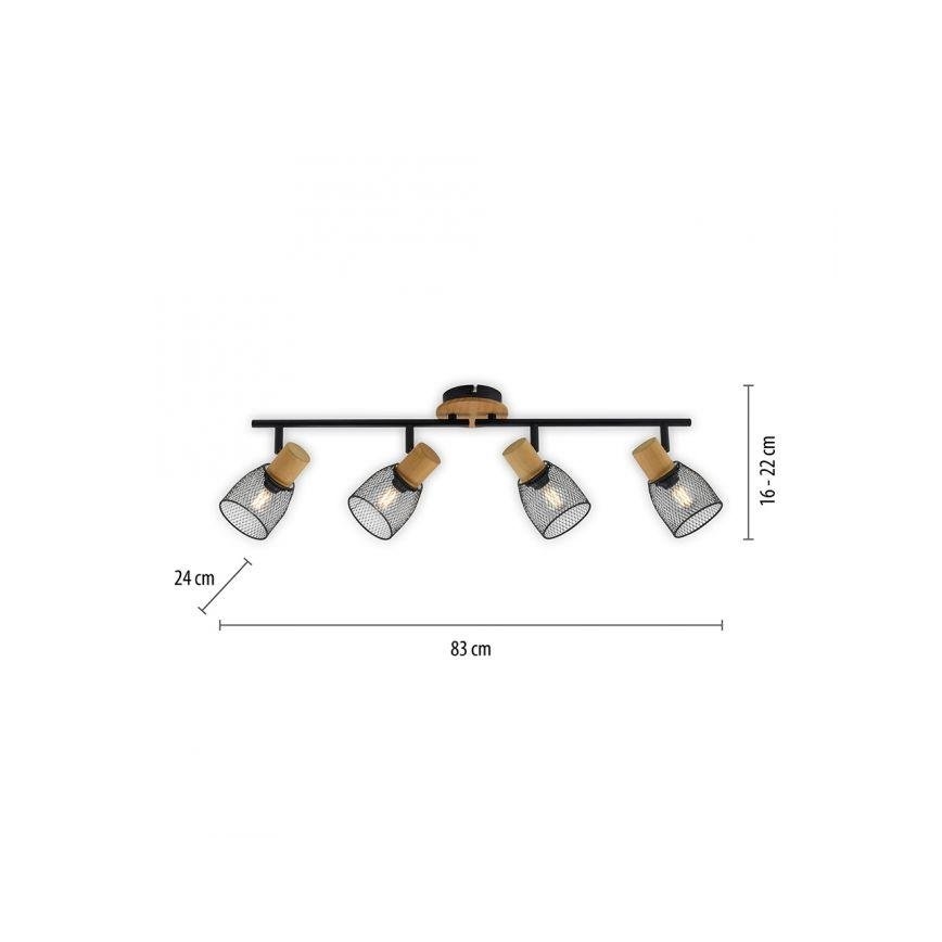JUST LIGHT. 15194-79 - Спот TAMIS 4xE14/10W/230V
