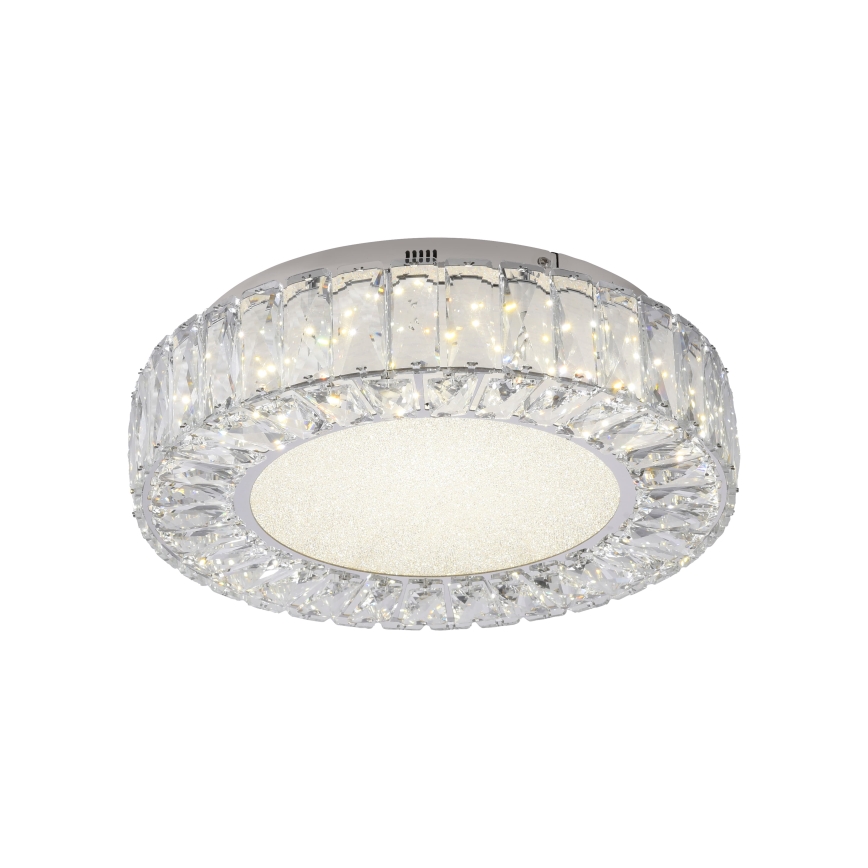 JUST LIGHT. 15221-17 - LED таванно осветително тяло KULUNKA LED/32W/230V Ø 37 см лъскав хром