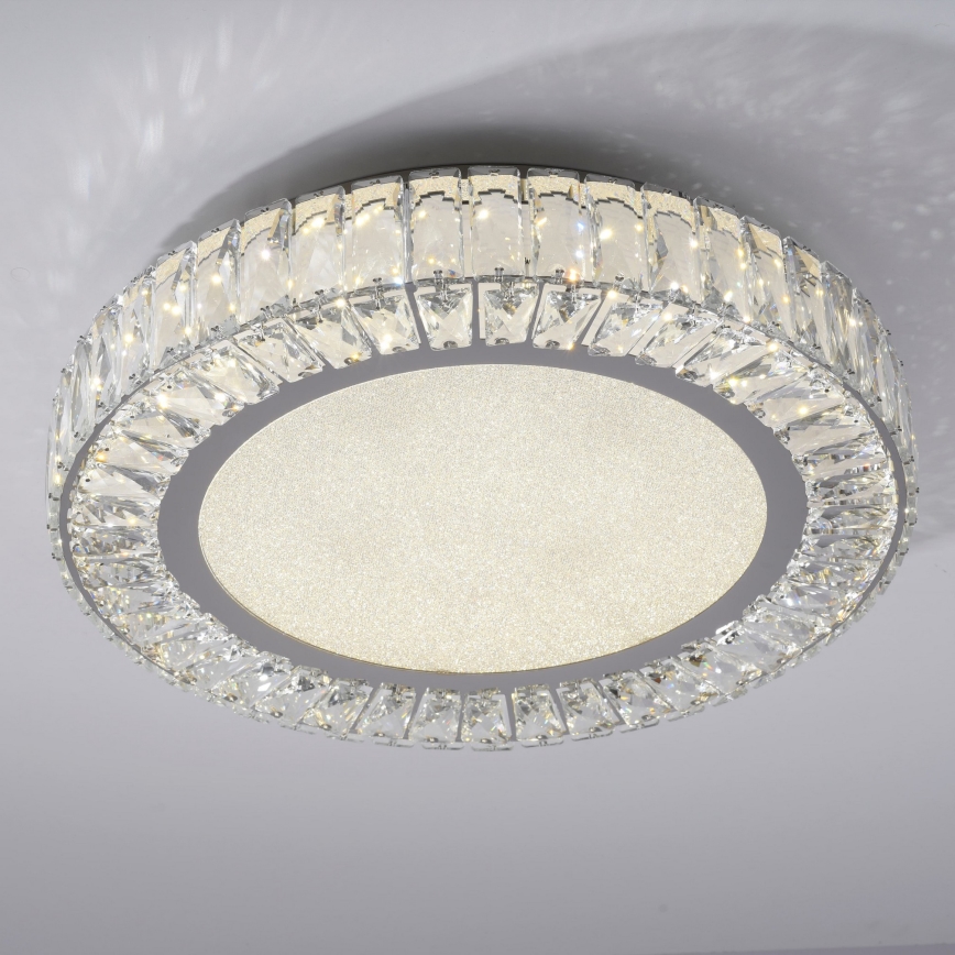 JUST LIGHT. 15222-17 - LED Таванно осветително тяло KULUNKA LED/46W/230V Ø 50 см лъскав хром