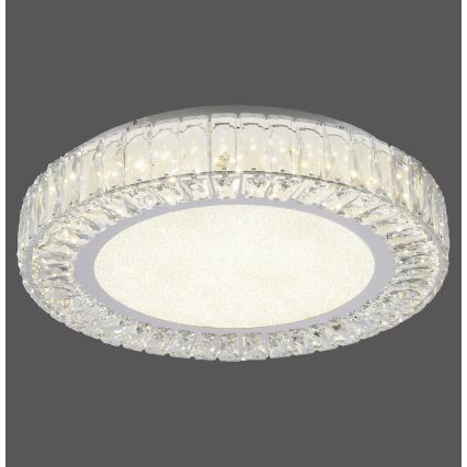 JUST LIGHT. 15222-17 - LED Таванно осветително тяло KULUNKA LED/46W/230V Ø 50 см лъскав хром