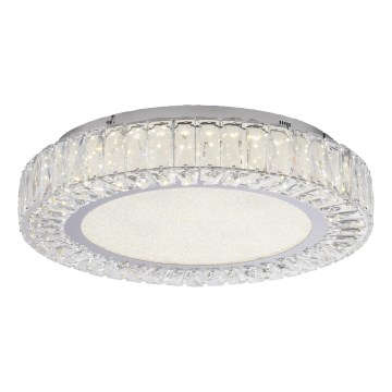 JUST LIGHT. 15222-17 - LED Таванно осветително тяло KULUNKA LED/46W/230V Ø 50 см лъскав хром