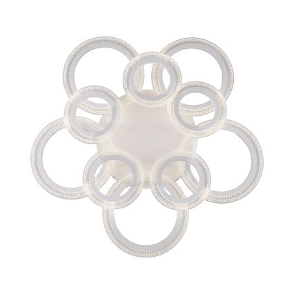 JUST LIGHT. 15268-16 - LED таванно осветително тяло CRYSTALLO LED/48,5W/230V Ø 68,6 см бяло