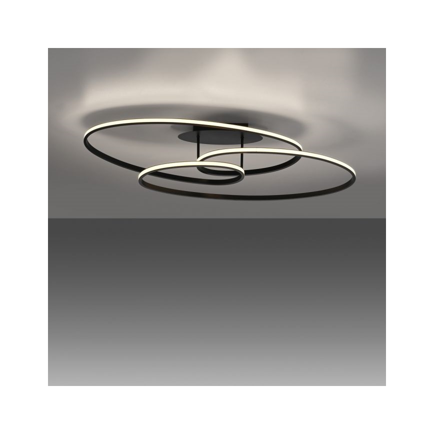 JUST LIGHT. 15321-18 - LED Плафониера LUMACA LED/33W/230V черен