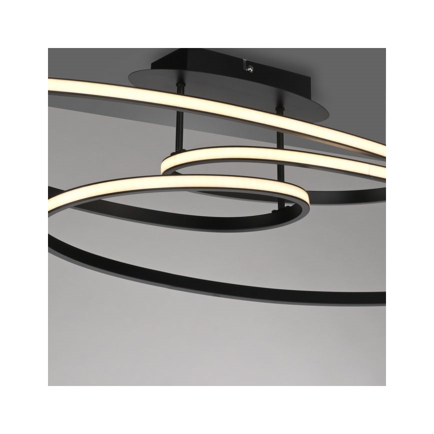 JUST LIGHT. 15321-18 - LED Плафониера LUMACA LED/33W/230V черен