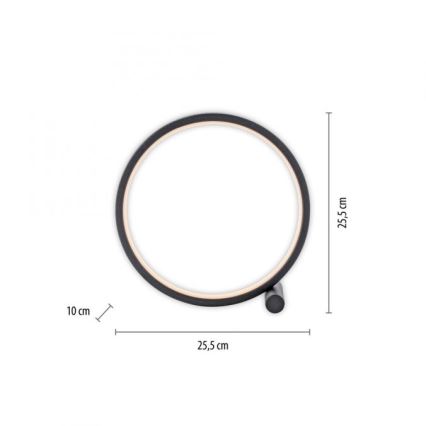 JUST LIGHT. 15395-18 - LED Настолна лампа MINI RITUS LED/10,5W/230V черен