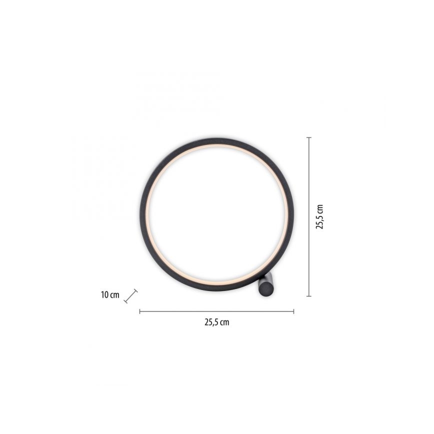 JUST LIGHT. 15395-18 - LED Настолна лампа MINI RITUS LED/10,5W/230V черен