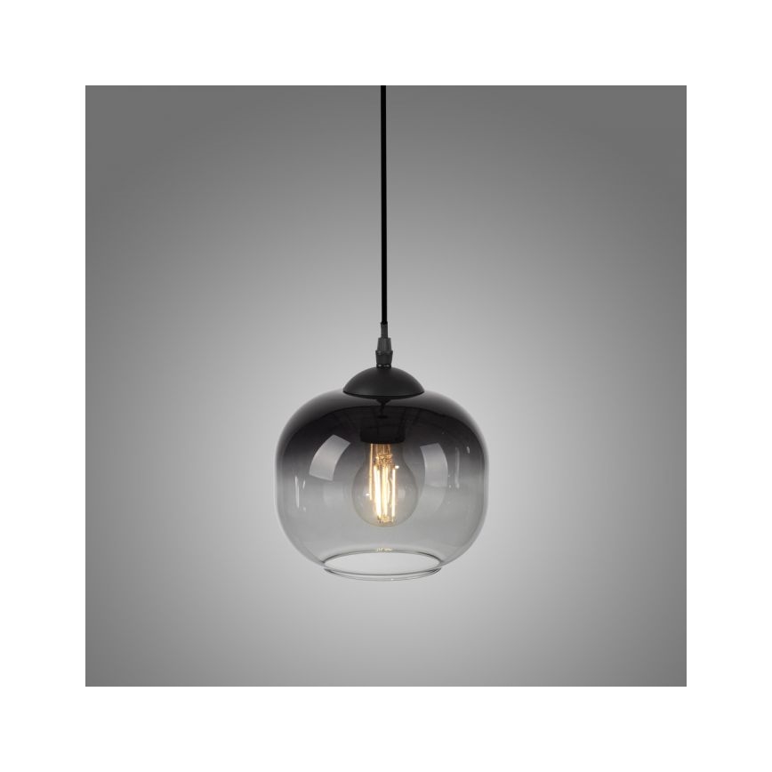 JUST LIGHT. 15420-18 - Пендел ZEA 1xE27/25W/230V черен