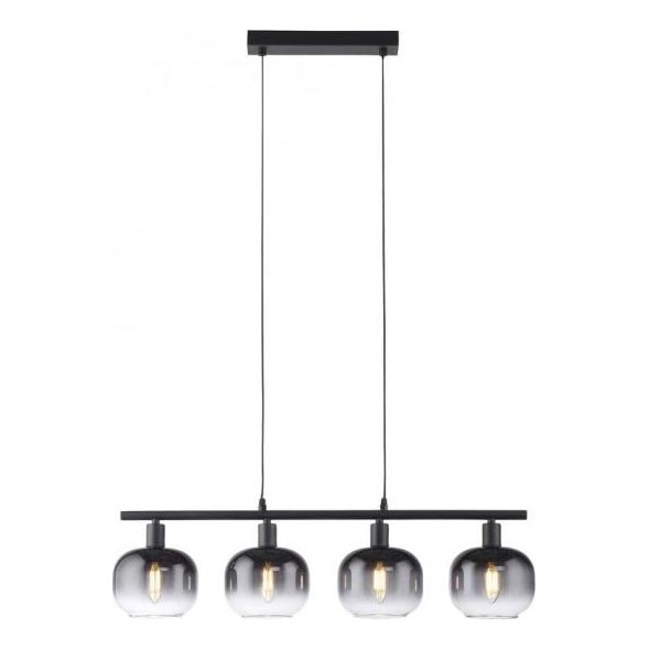 JUST LIGHT. 15421-18 - Пендел ZEA 4xE14/25W/230V черен