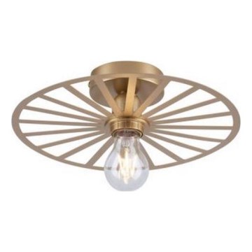 JUST LIGHT. 15635-60 - Плафон SPIKE 1xE27/40W/230V Ø 30 см месинг
