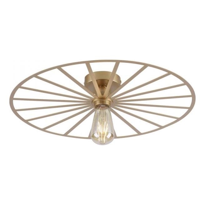 JUST LIGHT. 15636-60 - Плафон SPIKE 1xE27/40W/230V Ø 50 см месинг