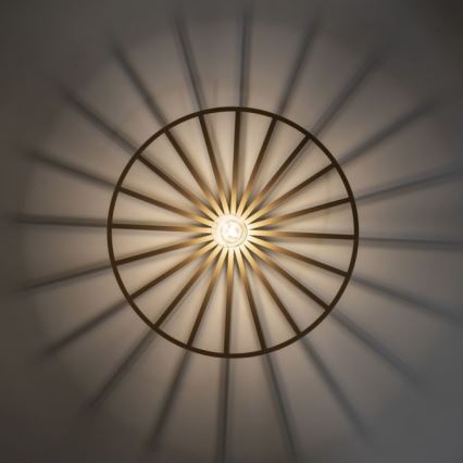 JUST LIGHT. 15636-60 - Плафон SPIKE 1xE27/40W/230V Ø 50 см месинг