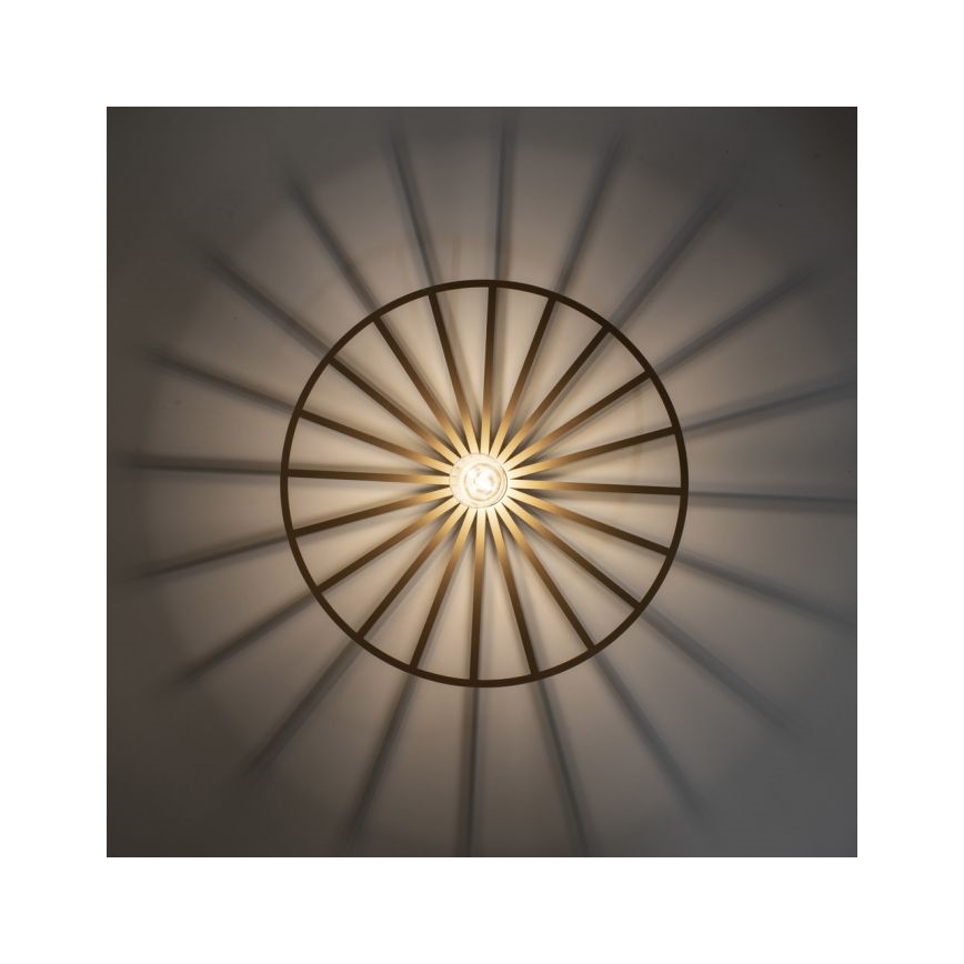 JUST LIGHT. 15636-60 - Плафон SPIKE 1xE27/40W/230V Ø 50 см месинг