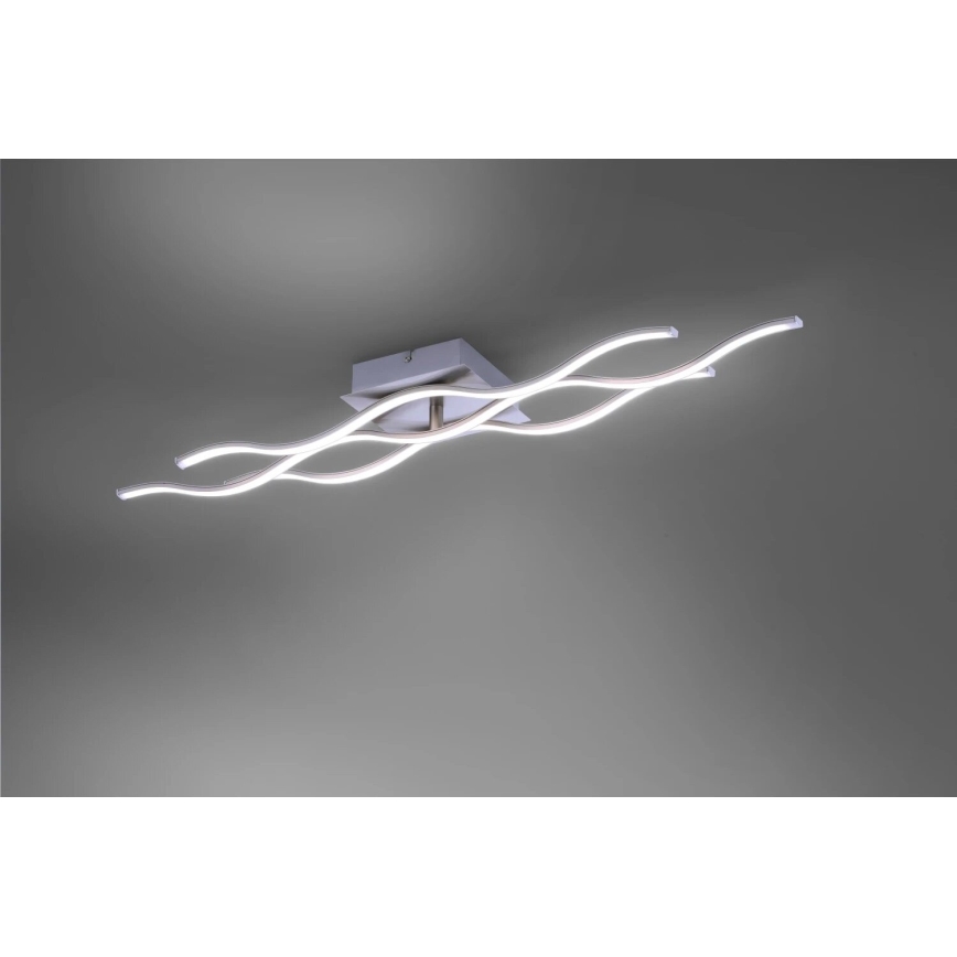 JUST LIGHT. 16266-55 - LED RGB Димируем плафон LOLA WAVE LED/30W/230V 2700-5000K + дистанционно управление
