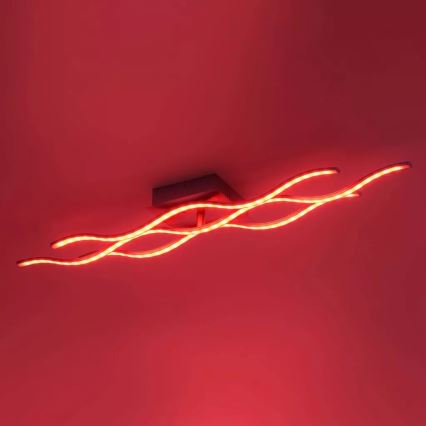JUST LIGHT. 16266-55 - LED RGB Димируем плафон LOLA WAVE LED/30W/230V 2700-5000K + дистанционно управление