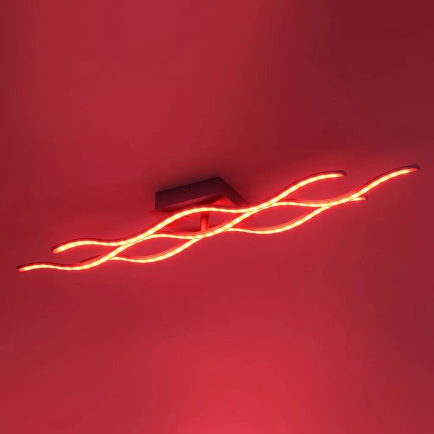 JUST LIGHT. 16266-55 - LED RGB Димируем плафон LOLA WAVE LED/30W/230V 2700-5000K + дистанционно управление
