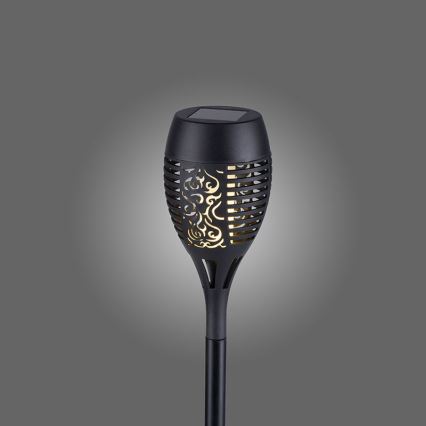 JUST LIGHT. 19106-18-3 - К-кт 3x LED Соларна лампа FACKEL LED/0,24W/1,2V 200 mAh IP44 черен