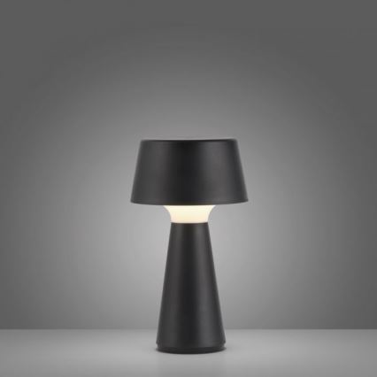 JUST LIGHT. 19260-18 - LED Димируем докосване екстериорен лампа ABERA LED/3W/3,7V 2000 mAh USB IP54 черен