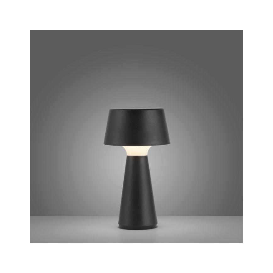 JUST LIGHT. 19260-18 - LED Димируем докосване екстериорен лампа ABERA LED/3W/3,7V 2000 mAh USB IP54 черен