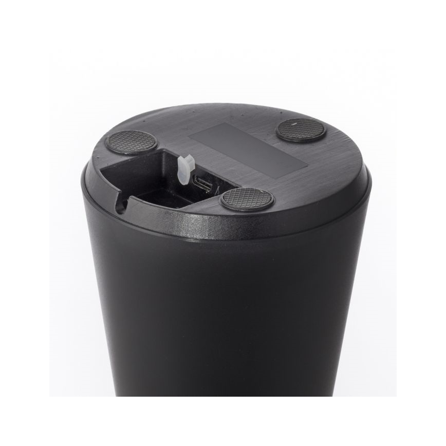 JUST LIGHT. 19260-18 - LED регулируема сензорна външна лампа ABERA LED/3W/3,7V 2000 mAh USB IP54 черна
