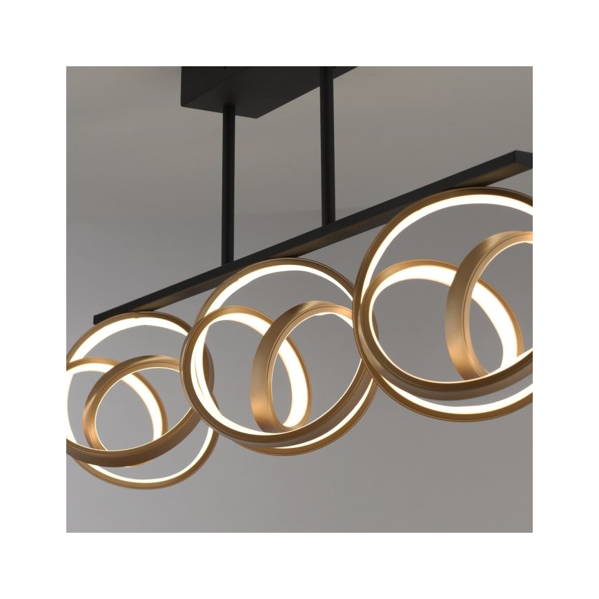 JUST LIGHT. 6245-18 - LED Димируем полилей за повърхностен монтаж LOOP 3xLED/11W/230V 2700-5000K + дистанционно управление