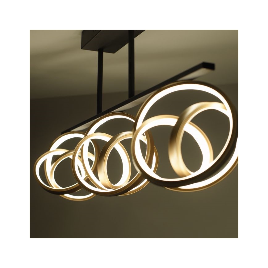 JUST LIGHT. 6245-18 - LED Димируем полилей за повърхностен монтаж LOOP 3xLED/11W/230V 2700-5000K + дистанционно управление