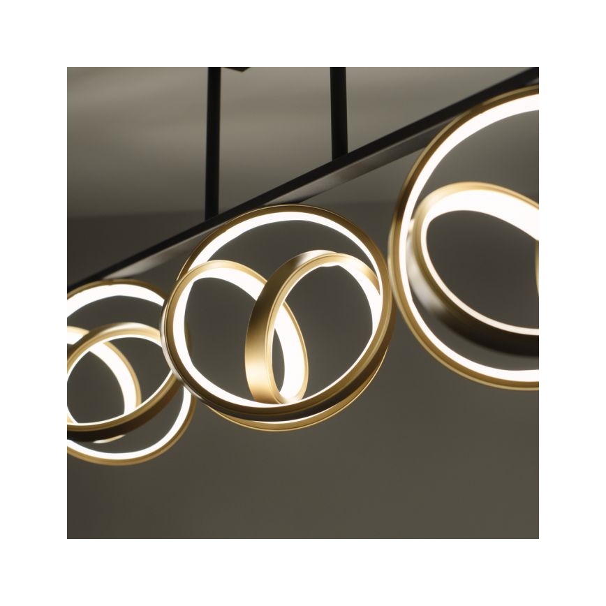 JUST LIGHT. 6245-18 - LED Димируем полилей за повърхностен монтаж LOOP 3xLED/11W/230V 2700-5000K + дистанционно управление