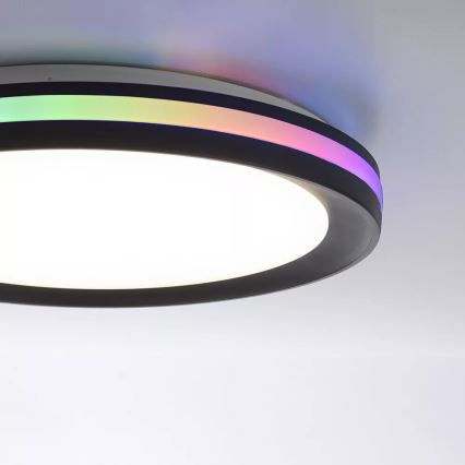 JUST LIGHT. 7509018 - LED RGBW Димируем плафон GANGES LED/24W/230V 2700-5000K + дистанционно управление