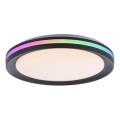 JUST LIGHT. 7509018 - LED RGBW регулируемо таванно осветително тяло GANGES LED/24W/230V 2700-5000K + дистанционно управление