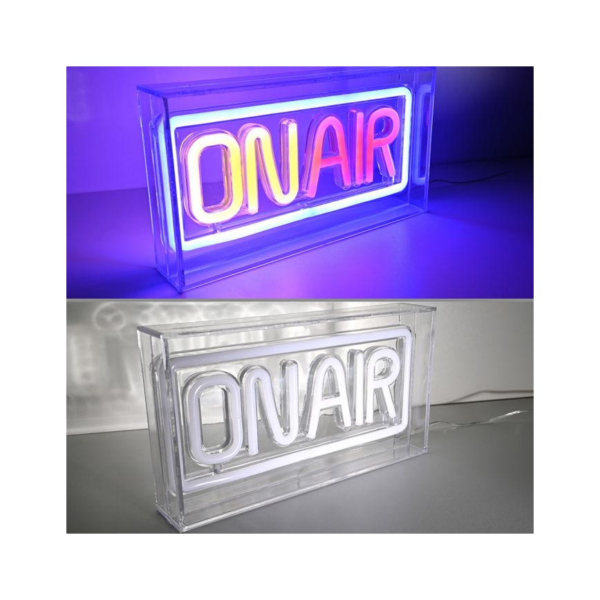 JUST LIGHT. 85013-70 - LED Неон маса декорация NEON LED/4W/5V On Air