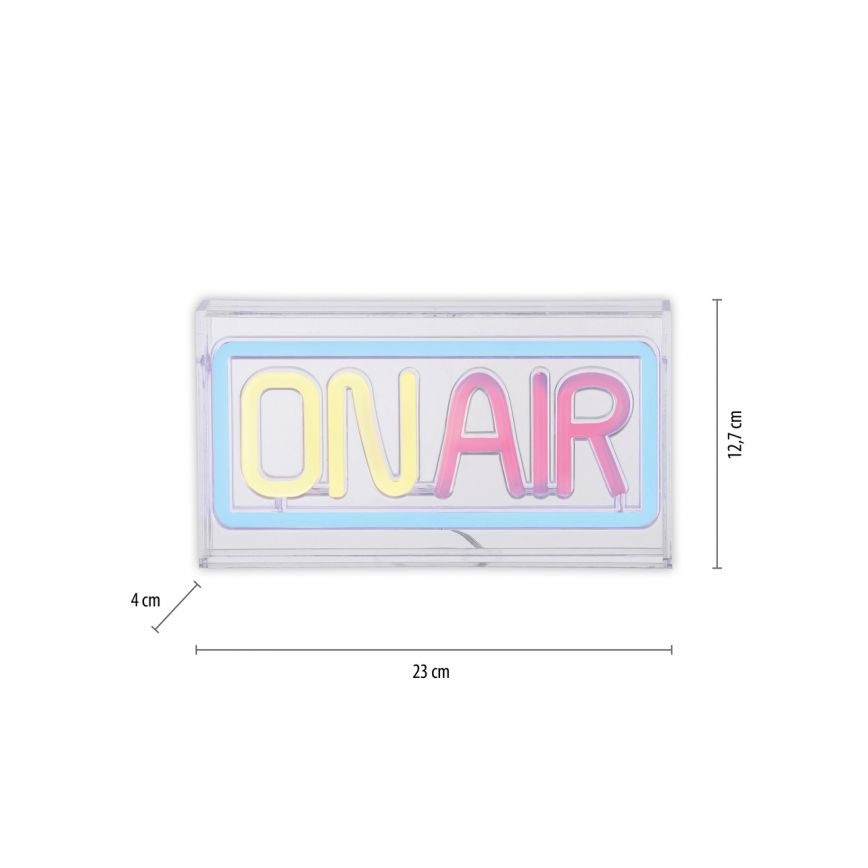 JUST LIGHT. 85013-70 - LED Неон маса декорация NEON LED/4W/5V On Air