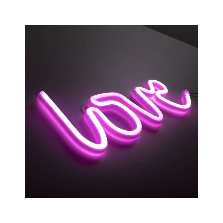 JUST LIGHT. 85021-87 - LED Неонова декорация за стена NEON LED/6,5W/5V Love